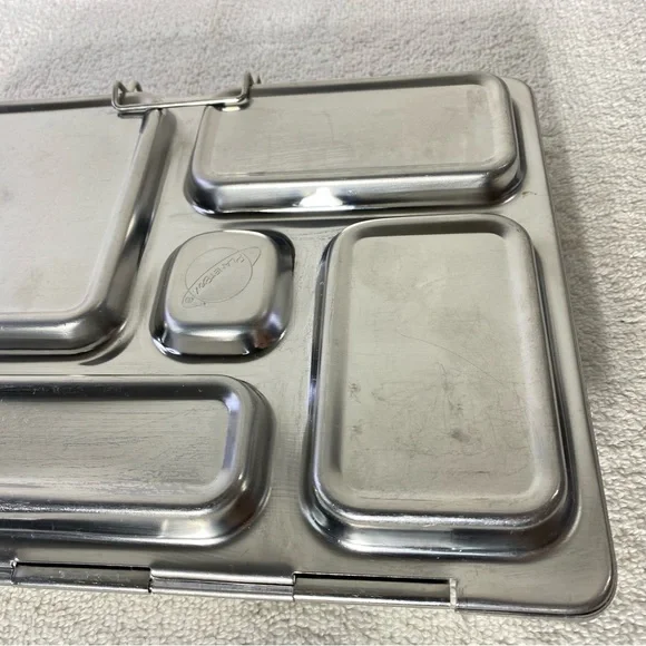PlanetBox Stainless Steel Compartment Tray Reusable Rover Lunch Box Bento Box - Picture 7 of 14